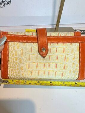 Dooney & Bourke Leather Croc Embossed Wallet Organizer